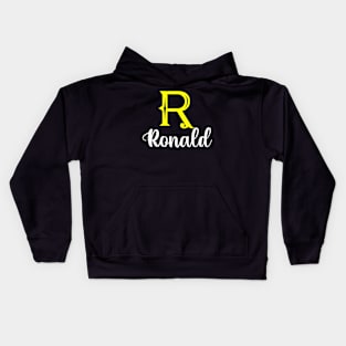 I'm A Ronald ,Ronald Surname, Ronald Second Name Kids Hoodie